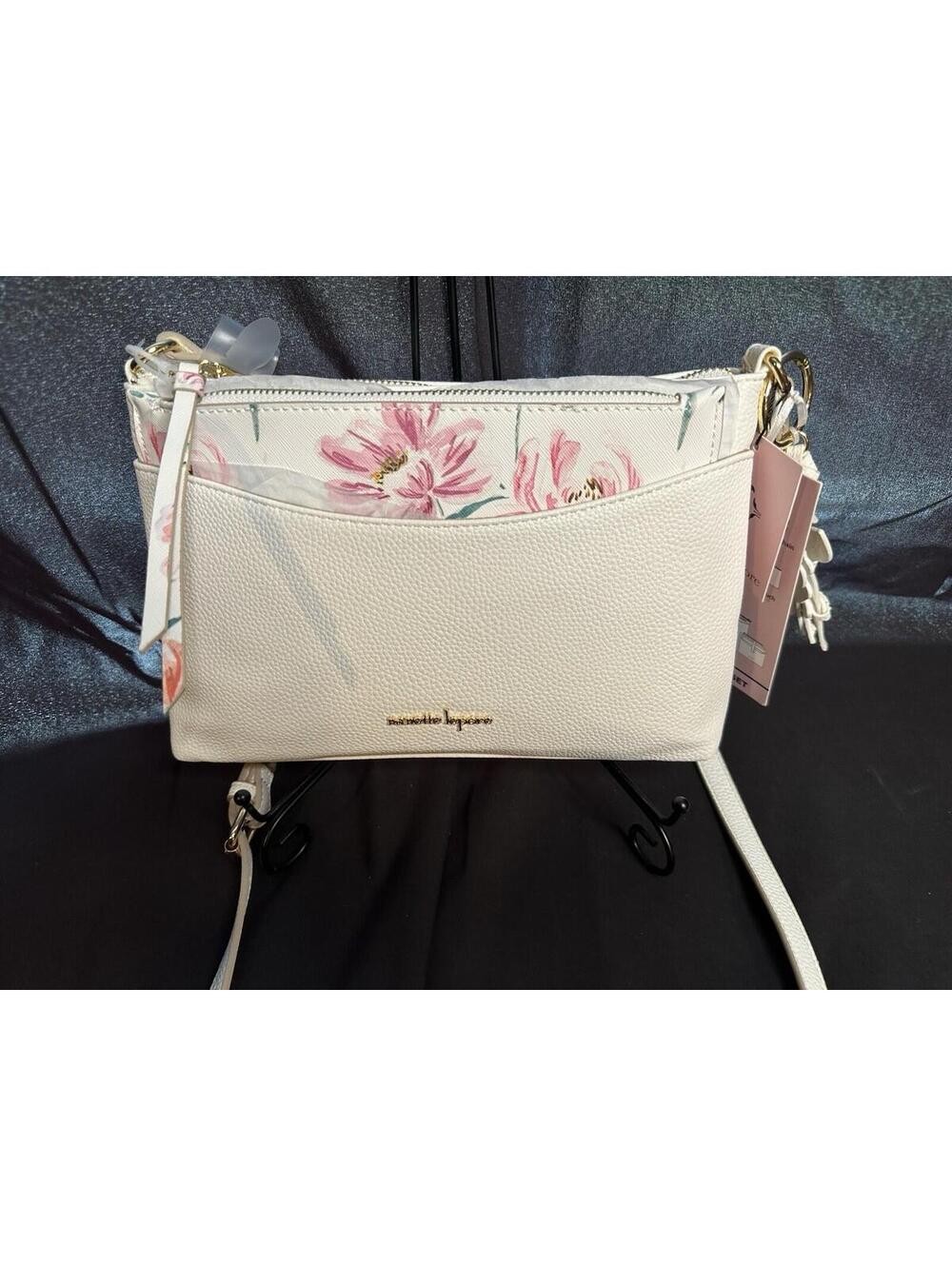 Nanette Lepore White/Floral Crossbody Bag
